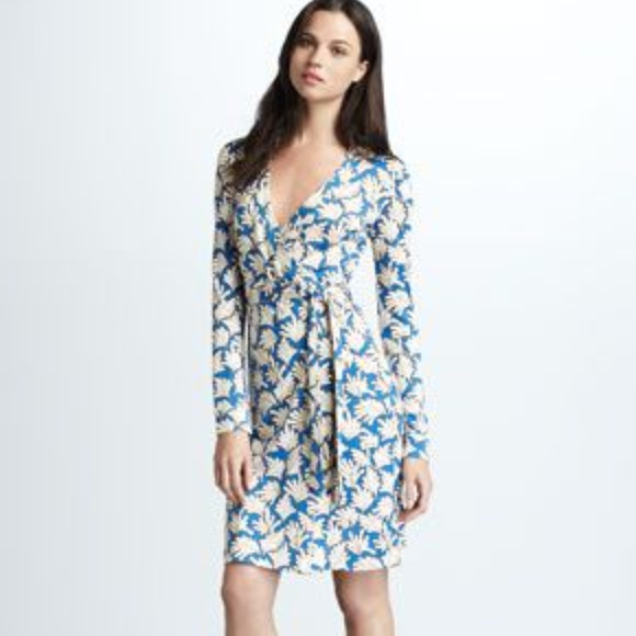 dvf new jeanne wrap dress